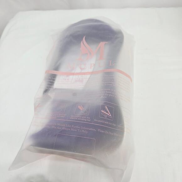 Dark Purple Short Bob Cut With Widows Peak Wig Cosplay Halloween Costume  New - Picture 8 of 12